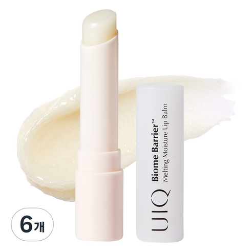 유이크 바이옴 베리어 멜팅 모이스처 립밤, 6개, 3.2g, 오리지널