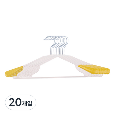 논슬립 옷걸이 Y121, 타입1, 20개
