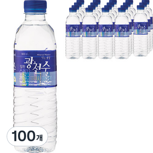 일화 광천수, 100개, 500ml