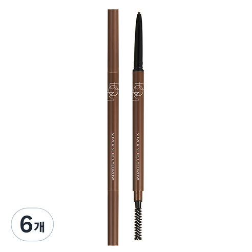 비오엠 슈퍼 슬림 아이브로우 0.1g, 03 토프 브라운, 6개