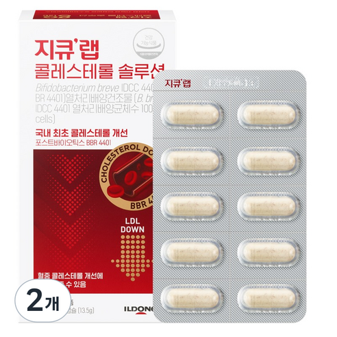 지큐랩 콜레스테롤 솔루션, 30정, 2개