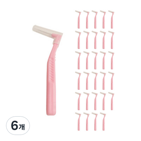 치간칫솔 L형 SSSS형, 55개입, 6개