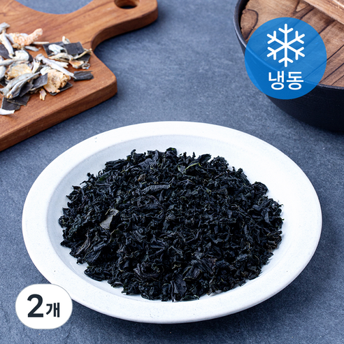 사랑해어 자른 미역 (냉동), 2개, 50g