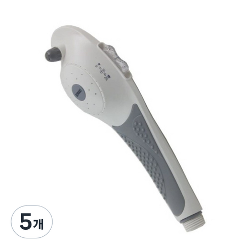 돌핀2샤워헤드백색 샤워기능 절수기능, 5개, 백색