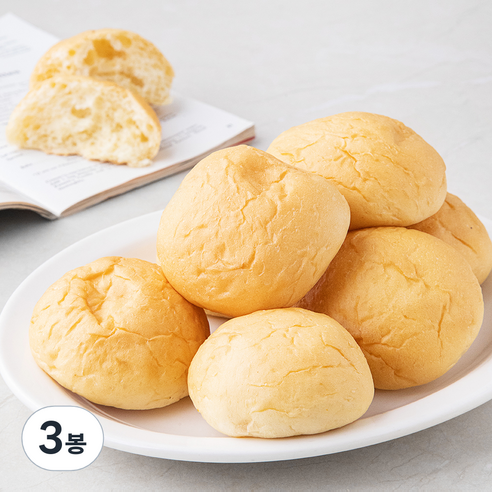 브로드카세 발효종 순수모닝빵 9알, 270g, 3봉