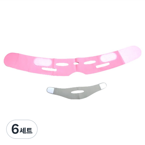 위저스 입벌림 방지 밴드 본품 + 사이드 밴드 세트 핑크, 6세트