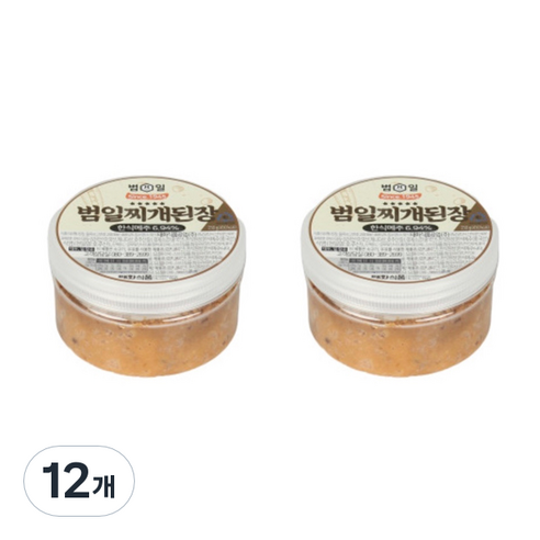 범일 찌개된장, 250g, 12개