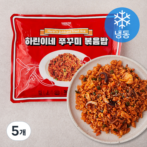 하린이네 쭈꾸미 볶음밥 (냉동), 300g, 5개