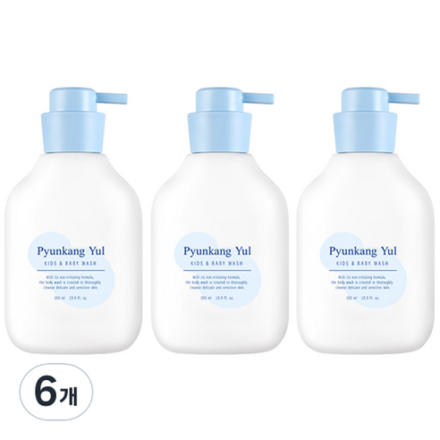 편강율 키즈 앤 베이비 바디워시, 590ml, 6개