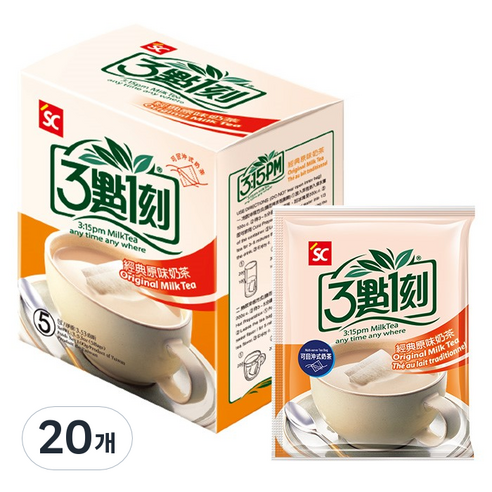3시15분 오리지널 밀크티, 20g, 20개