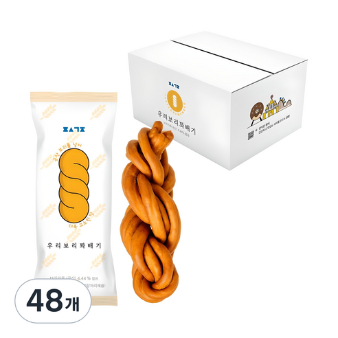 편식공장 우리보리꽈배기, 35g, 48개