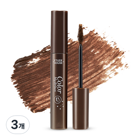 에뛰드 청순 거짓 브라우 카라 9ml, 1호 리치브라운, 3개
