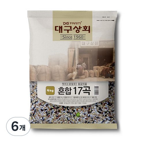 대구상회 혼합 17곡, 6개, 4kg