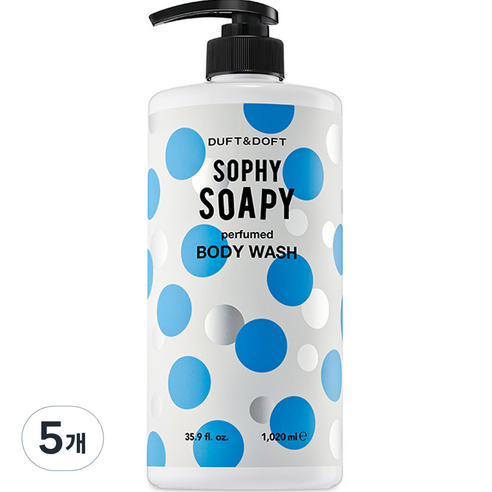 더프트앤도프트 퍼퓸드 바디워시 소피소피, 1020ml, 5개