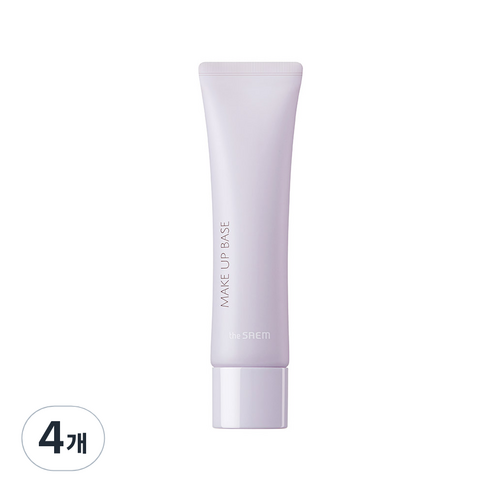 더샘 샘물 에어리 코튼 메이크업 베이스 30ml, 02 라벤더, 4개