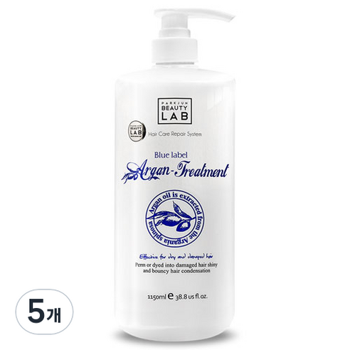 박준뷰티랩 블루라벨 아르간 트리트먼트, 1.15L, 5개
