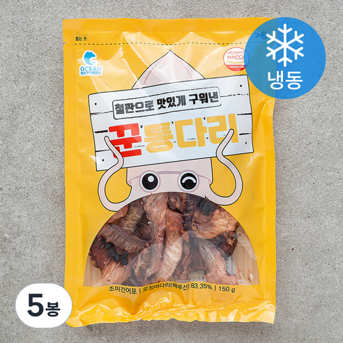 오션브라더스 꾼통다리 (냉동), 150g, 5봉