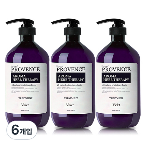 프로방스 퍼퓸트리트먼트 바이올렛, 1L, 6개