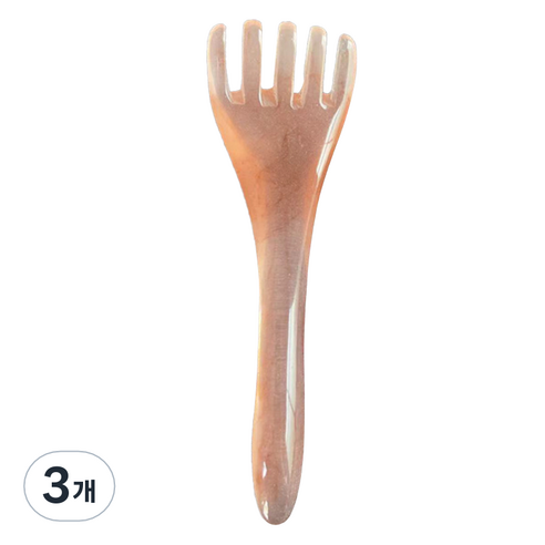 도이뮤 얼굴 두피 괄사 마사지기, 03, 3개
