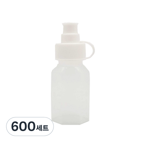 신도공업 뚜껑일체형 PE 약병 12ml, 600세트