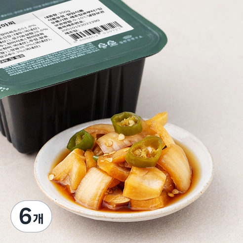 집반찬연구소 양파고추장아찌, 350g, 6개