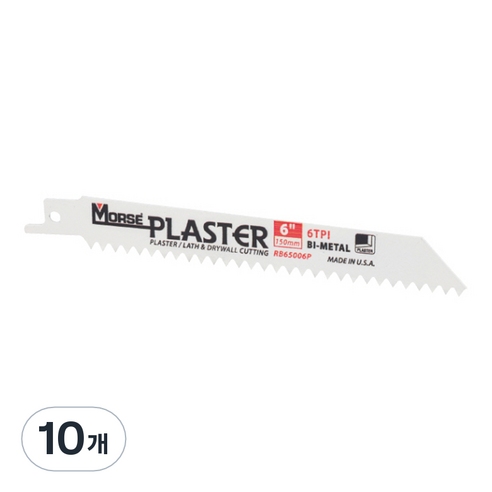 모르스 컷소날 150mm 6TPI RB65006PT05, 10개