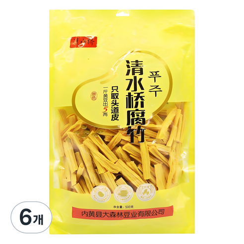 청수교 자른 건푸주, 500g, 6개