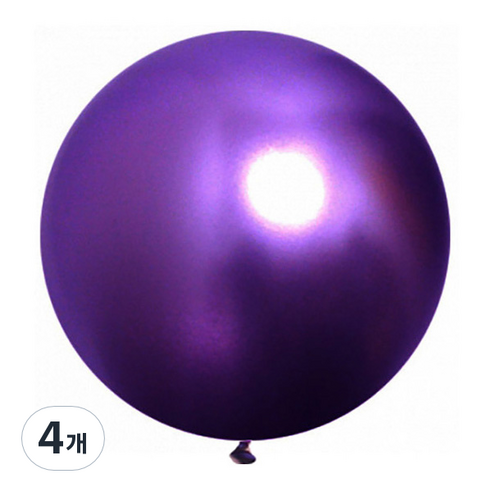 제이벌룬 셈퍼텍스 대형풍선 90cm, 펄바이올렛, 4개