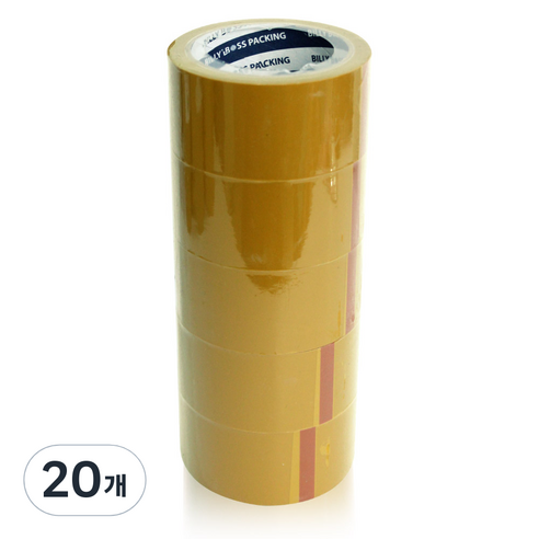 빅드림 THE 튼튼한 박스테이프 중포장용 63MIC 48mm x 40m, 미색, 20개