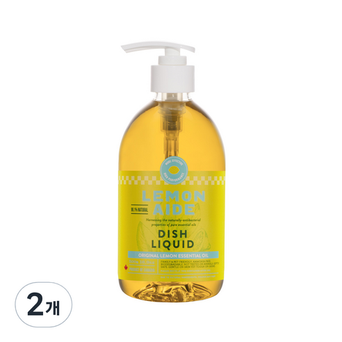 레몬에이드 주방세제 오리지널 레몬, 500ml, 2개