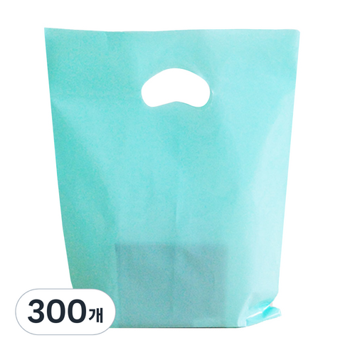 성원비닐포장 링 비닐봉투 30 x 40 cm, 민트, 300개