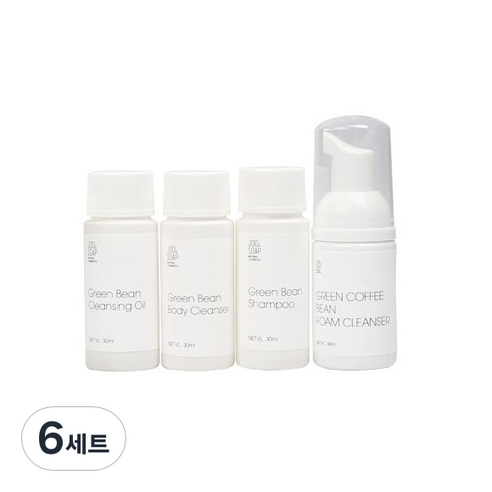 JOOLIFE 여행용 클렌징 4종 세트, 6세트