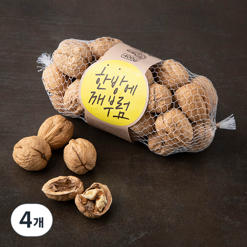 아산율림 한방에 깨부럼 호두, 400g, 4개