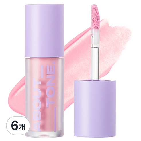 어바웃톤 플러피 에어 블러셔 4g, 02 쿨썸머핑크, 6개