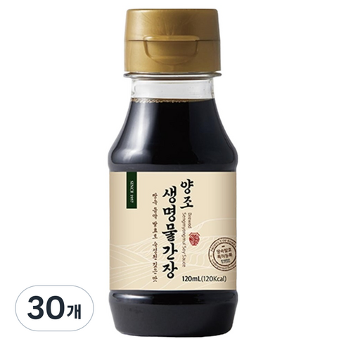 신앙촌 양조 생명물 간장, 120ml, 30개