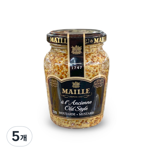 마이어 홀그레인 머스타드, 200g, 5개