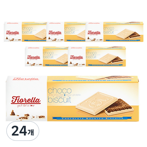 피오렐라 화이트초콜릿 비스킷, 68g, 24개