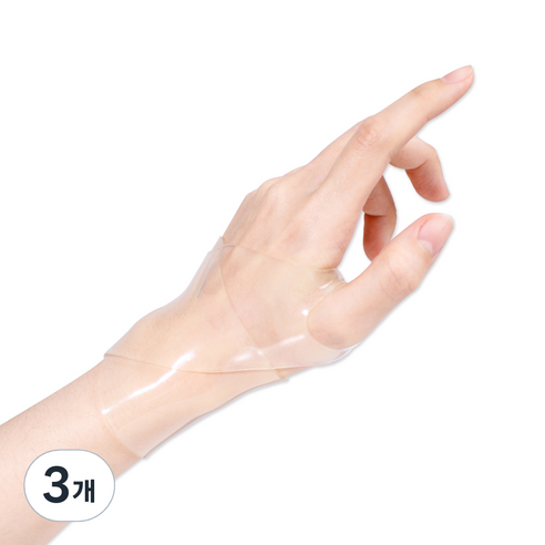 바디프로 남녀공용 임산부 실리콘 손목보호대 투명, 3개