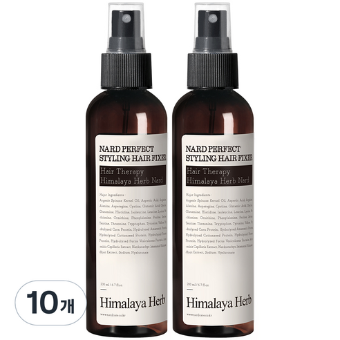 부케가르니 나드 퍼펙트 스타일링 헤어 픽서 200ml, 10개