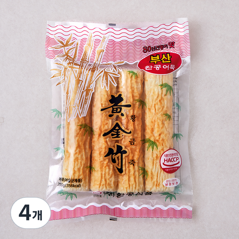 환공어묵 황금죽, 300g, 4개