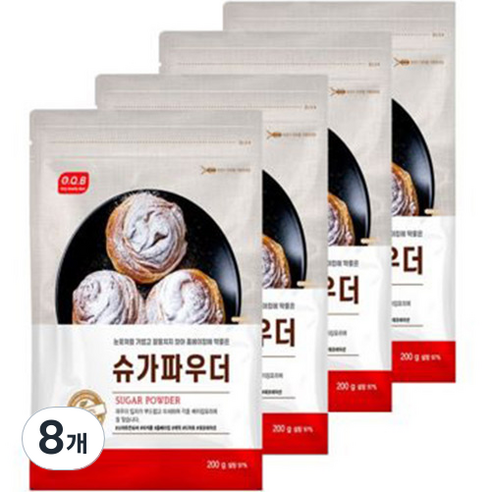 오큐비 슈가 파우더, 200g, 8개