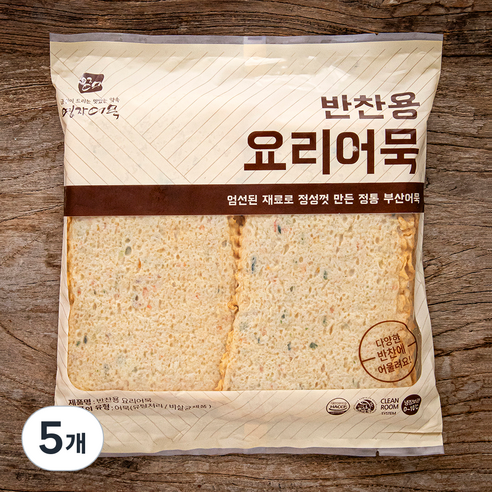영자어묵 반찬용 요리어묵, 1kg, 5개
