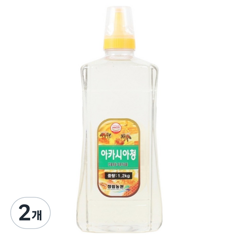청림식품 소울백서 아카시아청 요리 카페 꿀, 1.2kg, 2개