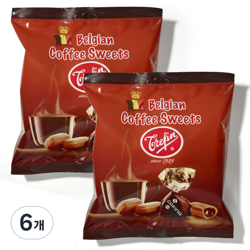 트레핀 커피맛캔디, 500g, 6개