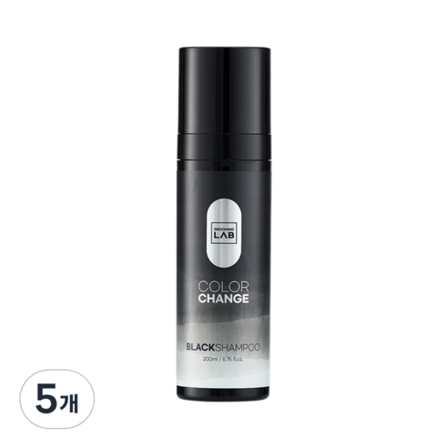 그루밍랩 컬러 체인지 블랙 샴푸, 200ml, 5개