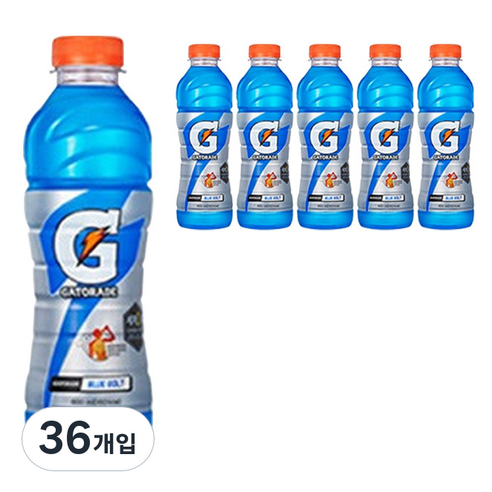 게토레이 블루볼트 펫, 600ml, 36개입
