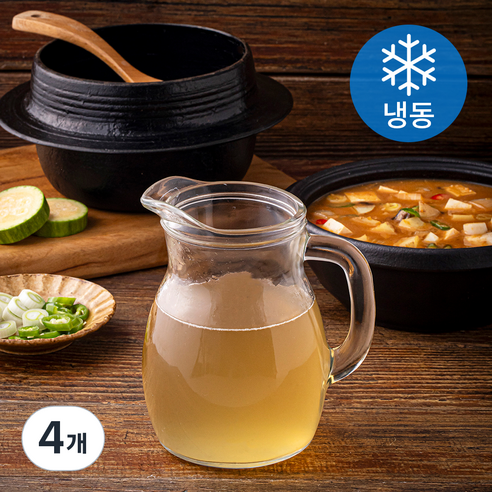 소중한식사 고추씨디포리육수 (냉동), 300g, 4개입, 4개