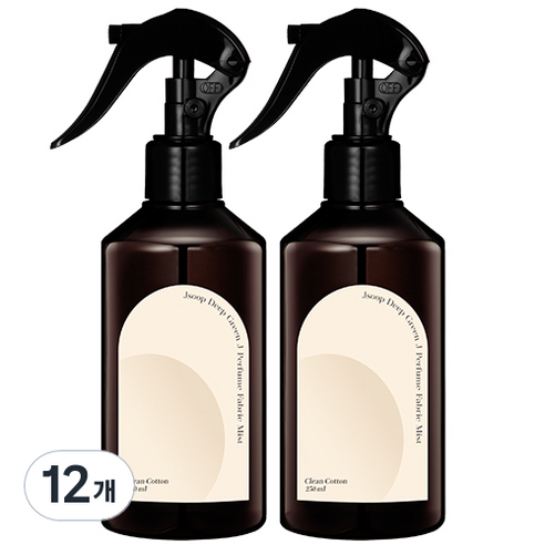 제이숲 딥그린제이 퍼퓸 섬유향수 250ml, 클린코튼, 12개