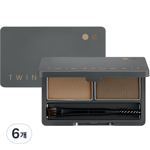 미샤 트윈 브로우 키트 4.4g, 2호 그레이브라운, 6개