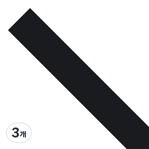 OON 열 수축 튜브 케이블 검정 100mm x 1m, 3개